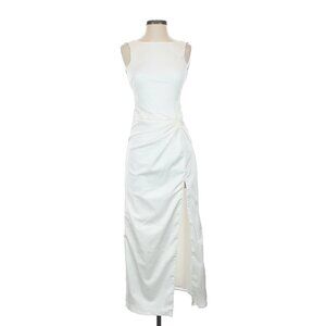 Abercrombie & Fitch Ivory Sleeveless Wedding Gown with Side Slit